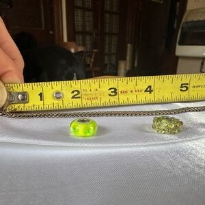 Trollbeads Green and Silver Bracelet Beads St Patrick’s Day Gift!